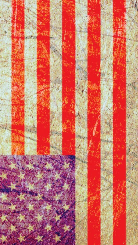 American Flag Iphone Vintage And Tattered Background