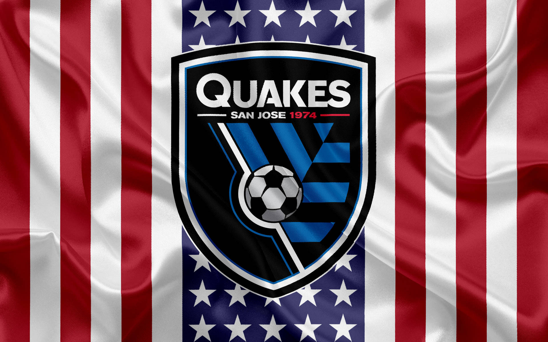 American Flag San Jose Earthquakes Artwork Background