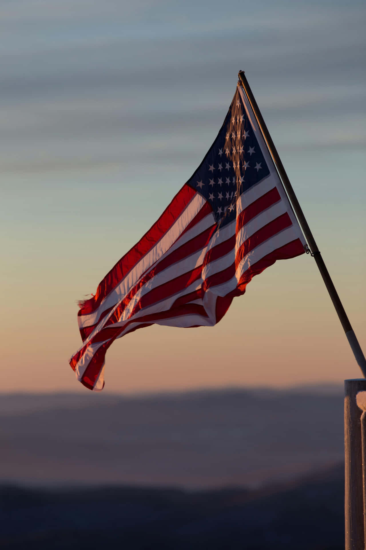 American Flag Sunset Glow.jpg