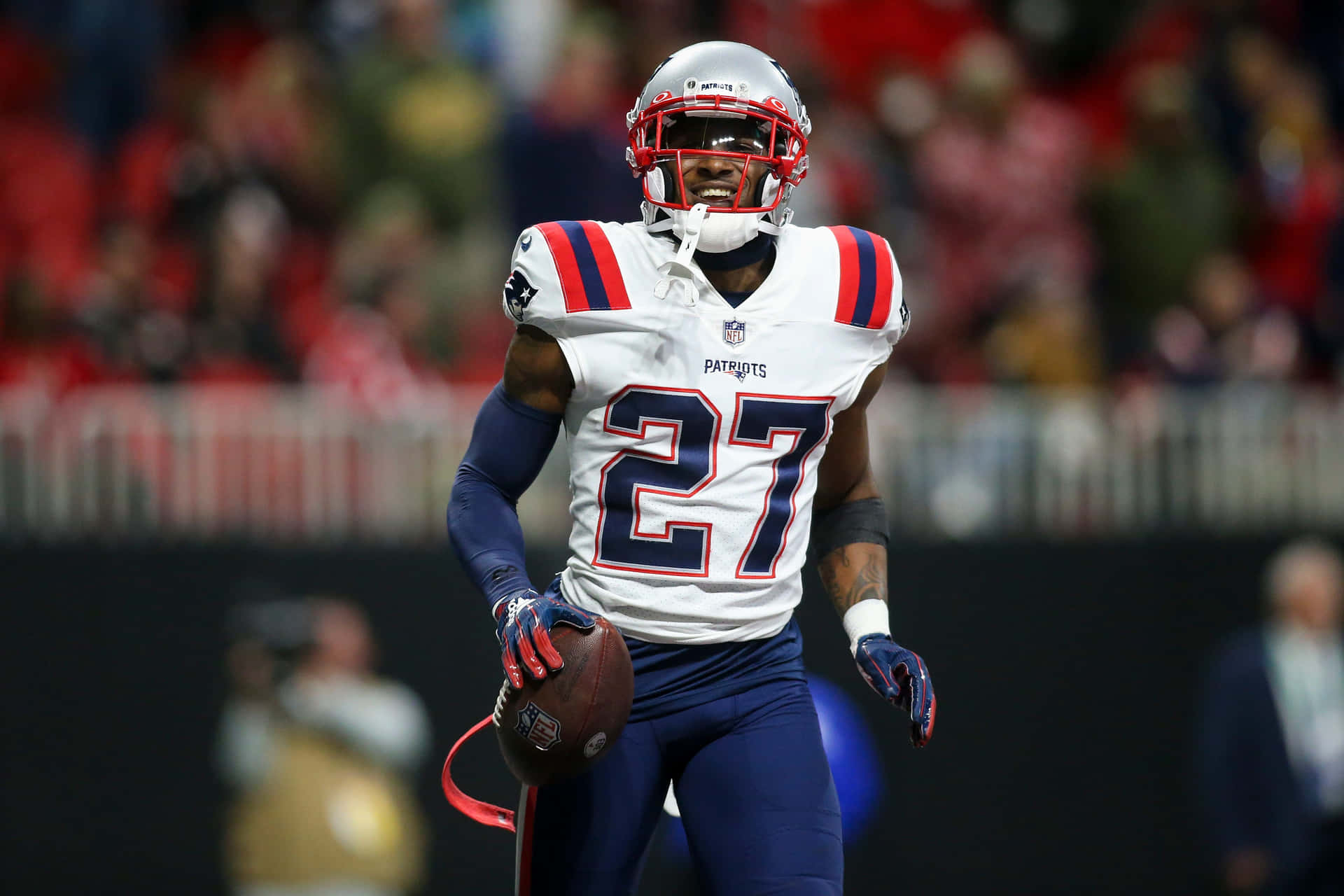 American Football Cornerback Jc Jackson Medium Angle Shot Background