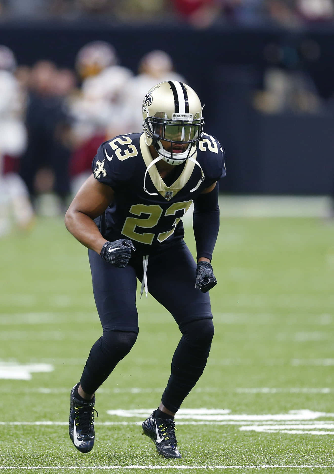 American Football Cornerback Marshon Lattimore Background