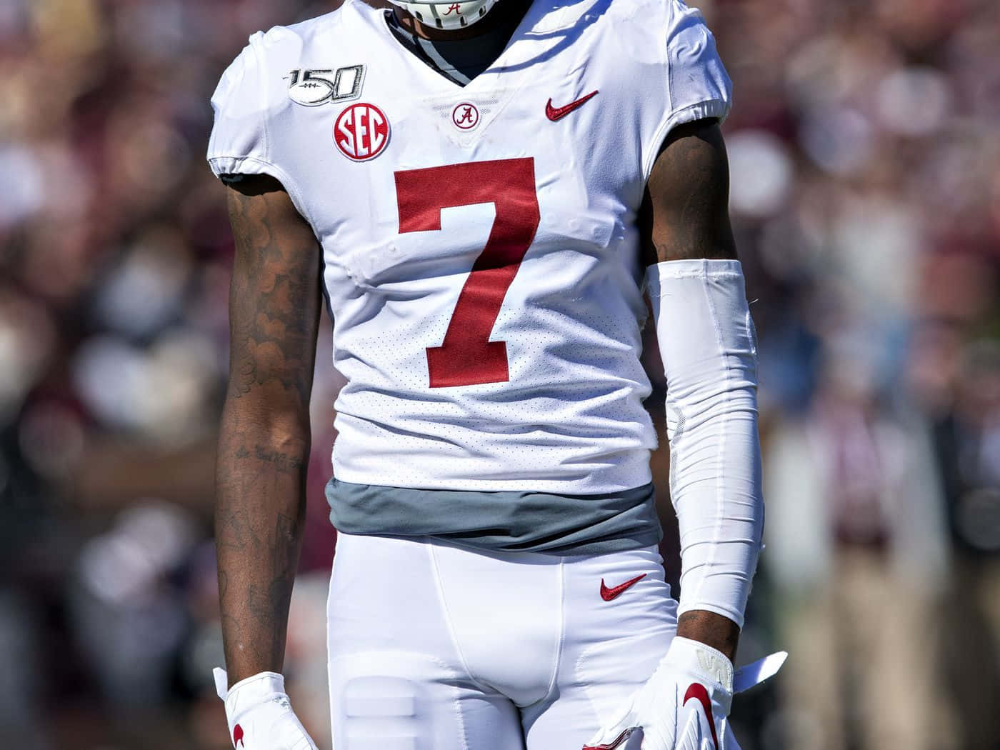 American Football Cornerback Trevon Diggs Background