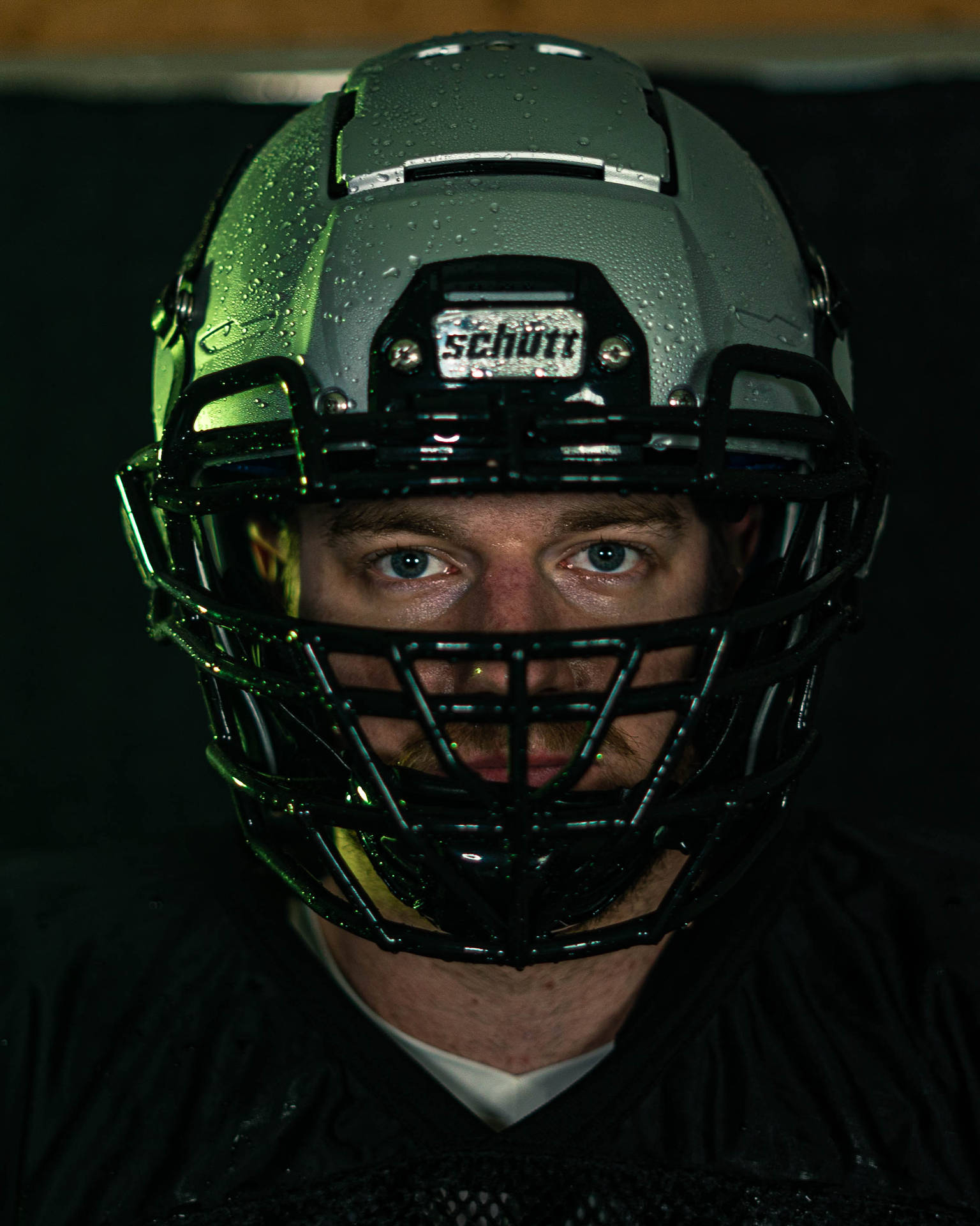 American Football Helmet Face Mask Background