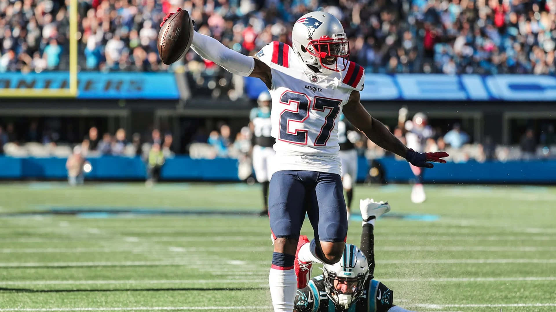 American Footballer Patriots Cornerback Jc Jackson Background