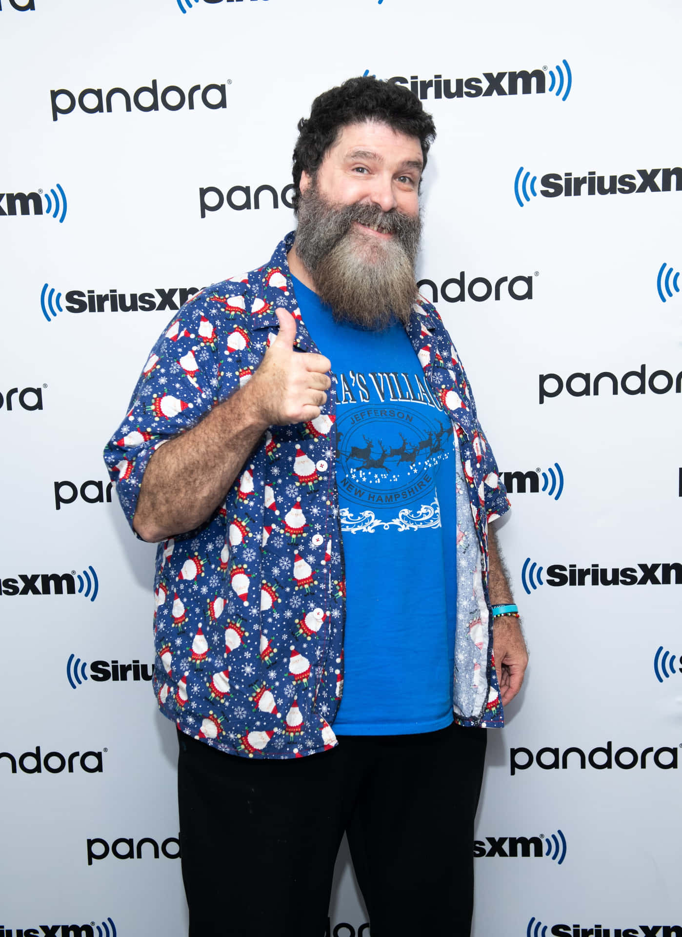 American Former Wrestler Mick Foley At The Siriusxm Studios