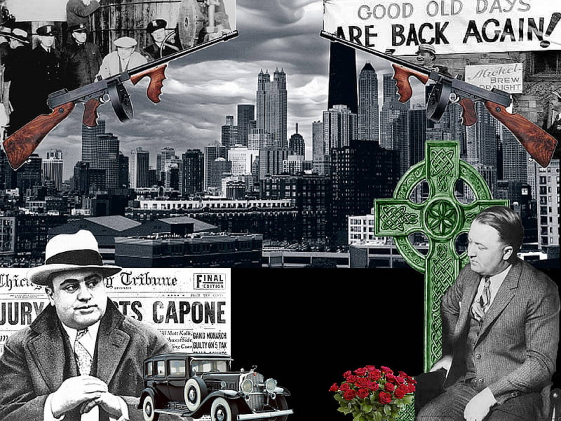 American Gangster Al Capone Background