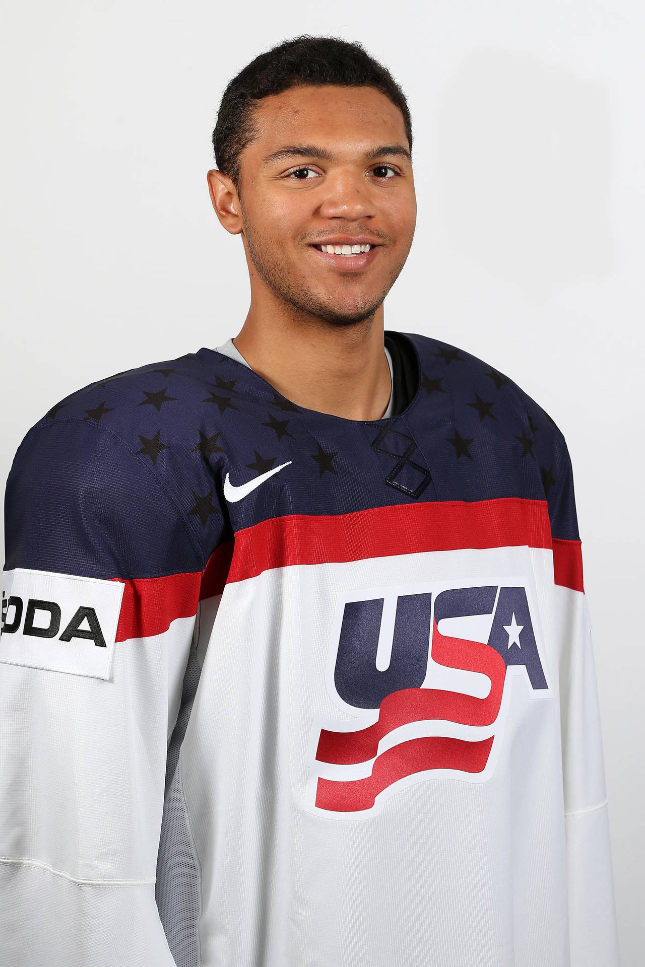 American Ice Hockey Star Seth Jones' Spirited Welcome To Team Usa Background