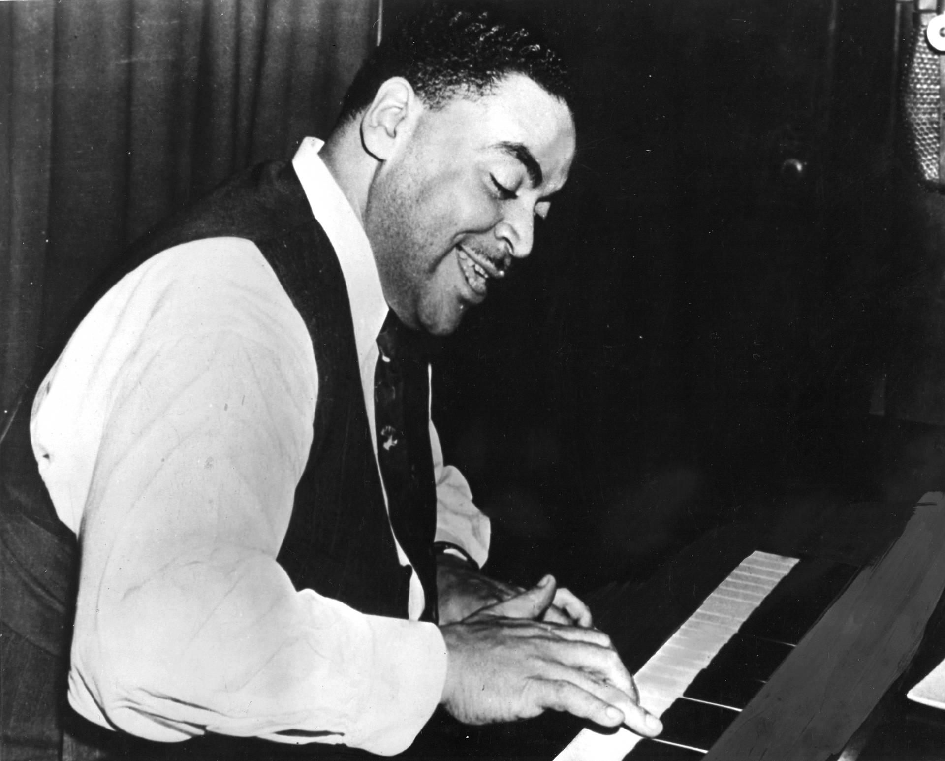 American Jazz Musician Fats Waller In Stormy Weather