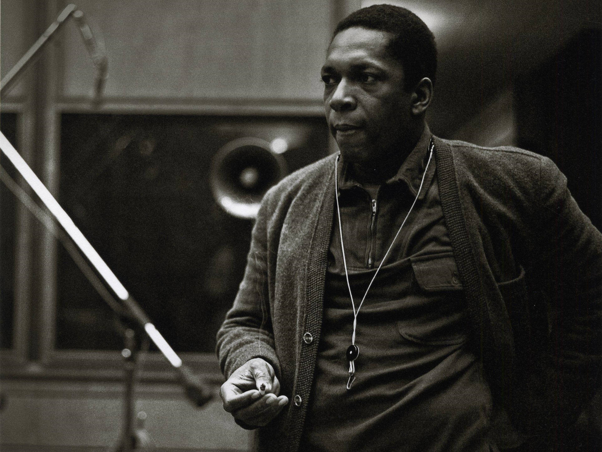 American Jazz Saxophonist John Coltrane 1964 A Love Supreme Recording