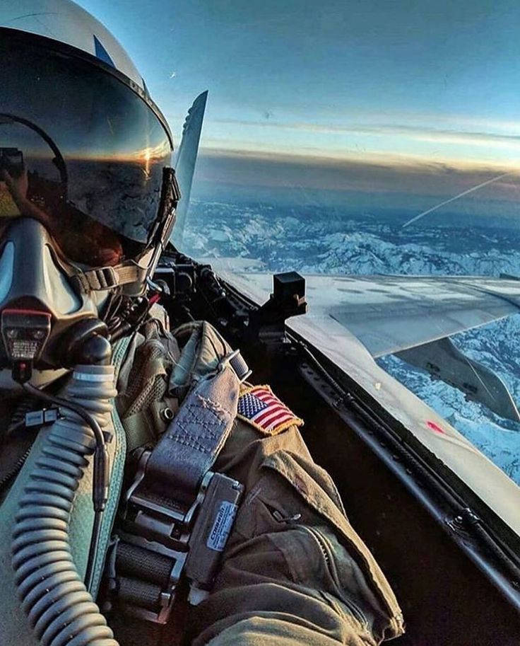 American Jet Fighter Pilot Background