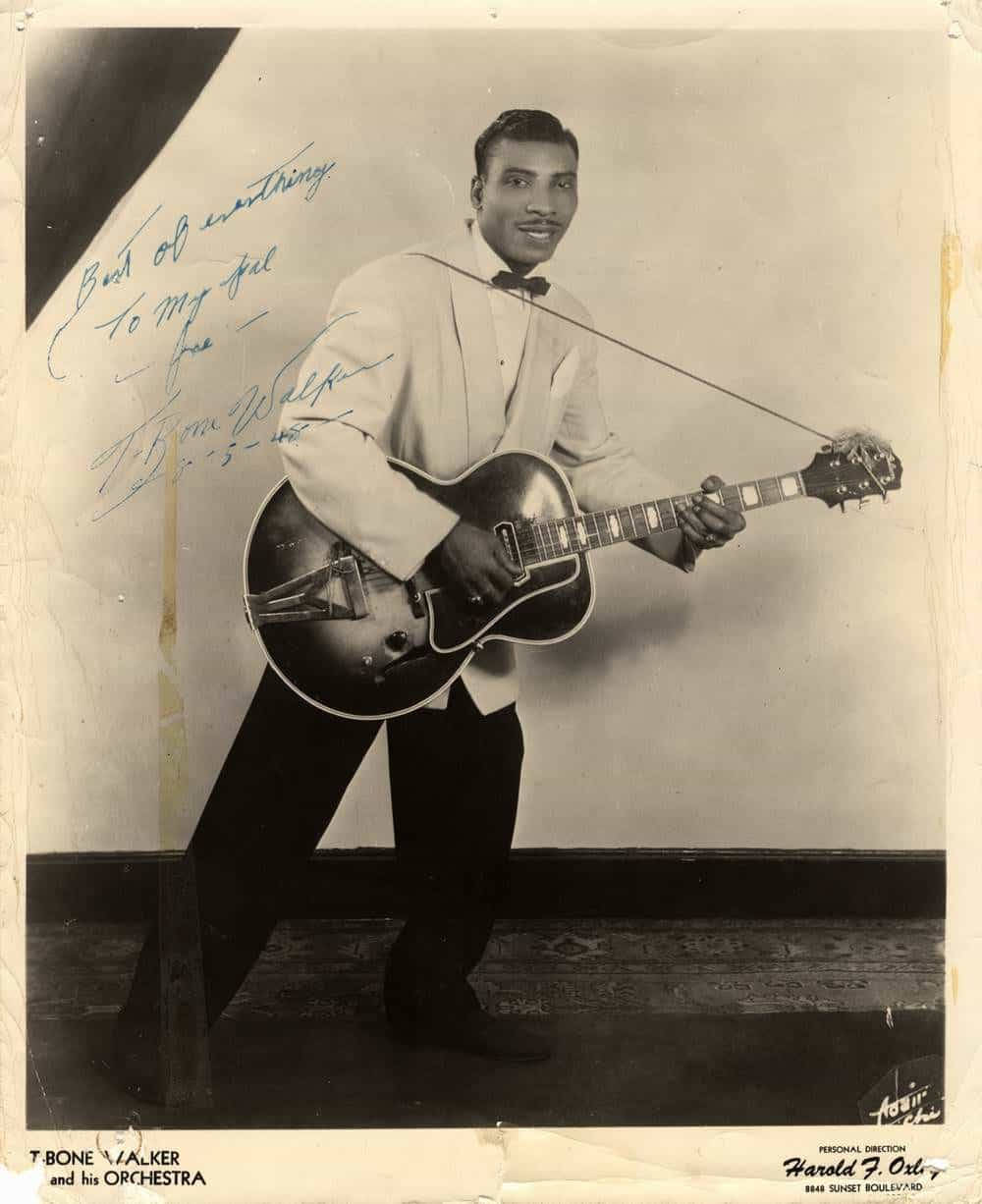 American Male Musician T-bone Walker Background