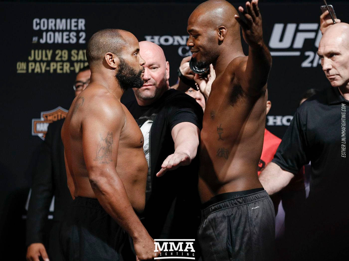 American Martial Artist Daniel Cormier And Jon Jones