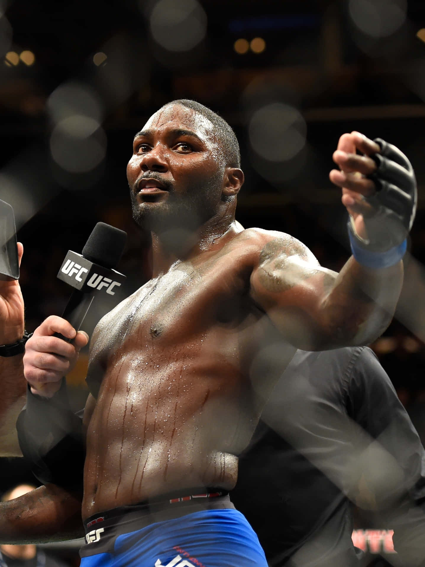 American Mixed Martial Artist Anthony Johnson In 2017 Ufc 210 Background