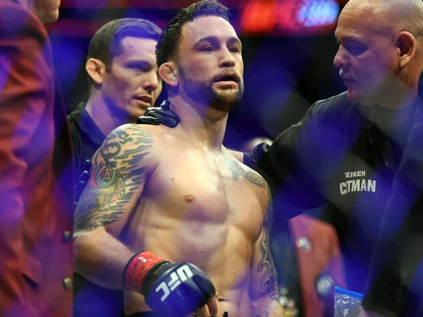 American Mixed Martial Artist Frankie Edgar During Ufc 222 Background