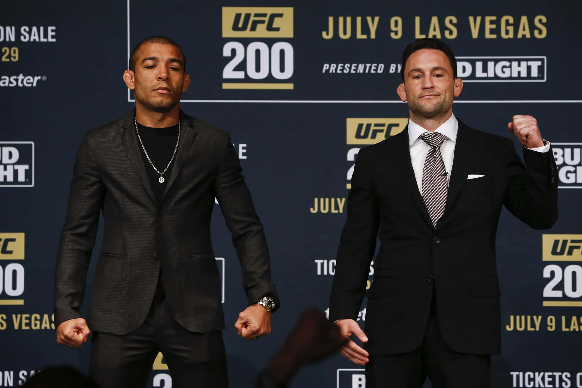 American Mixed Martial Artist Frankie Edgar Versus Jose Aldo Background