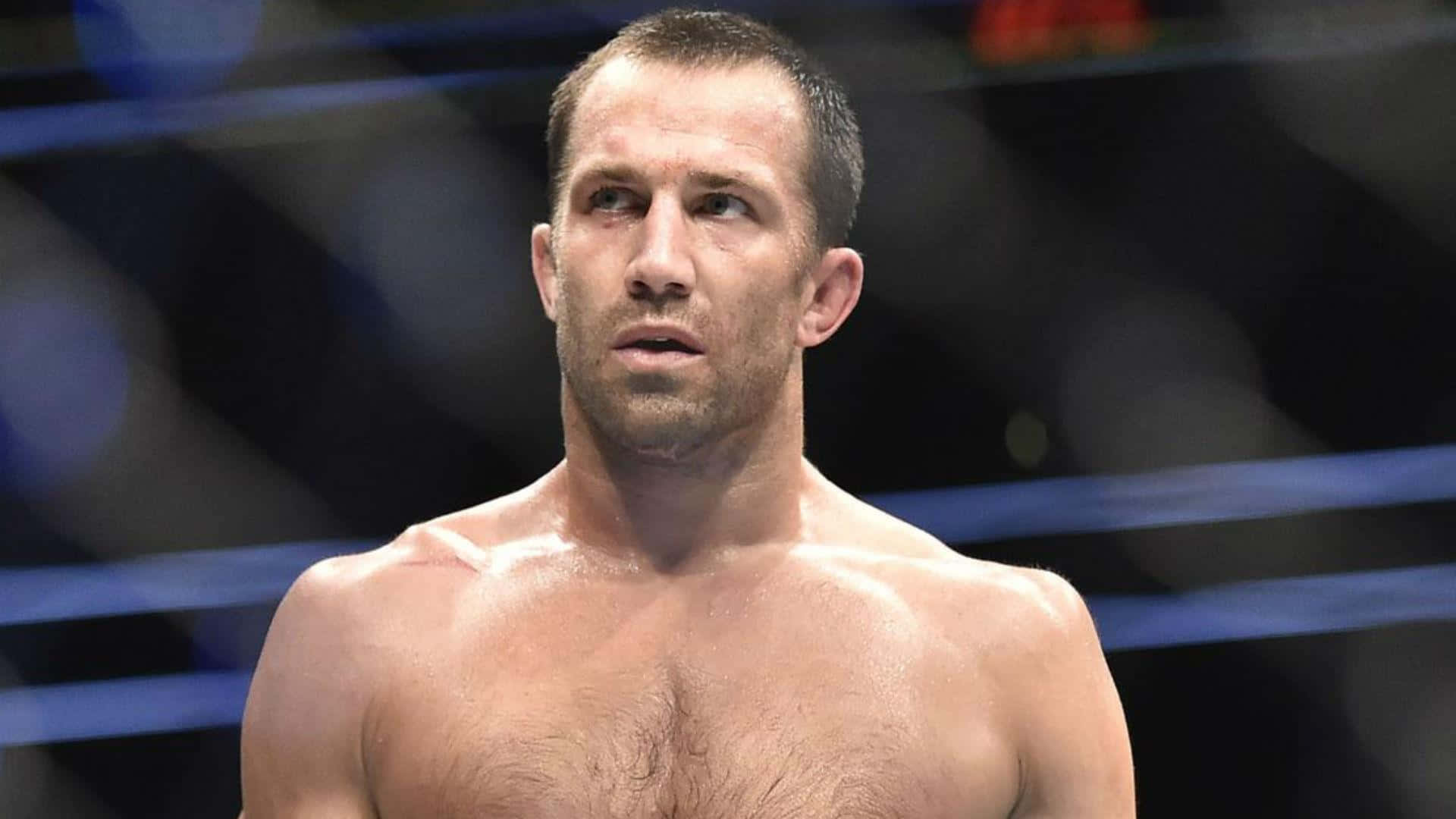 American Mixed Martial Artist Luke Rockhold Medium Tight Shot Background