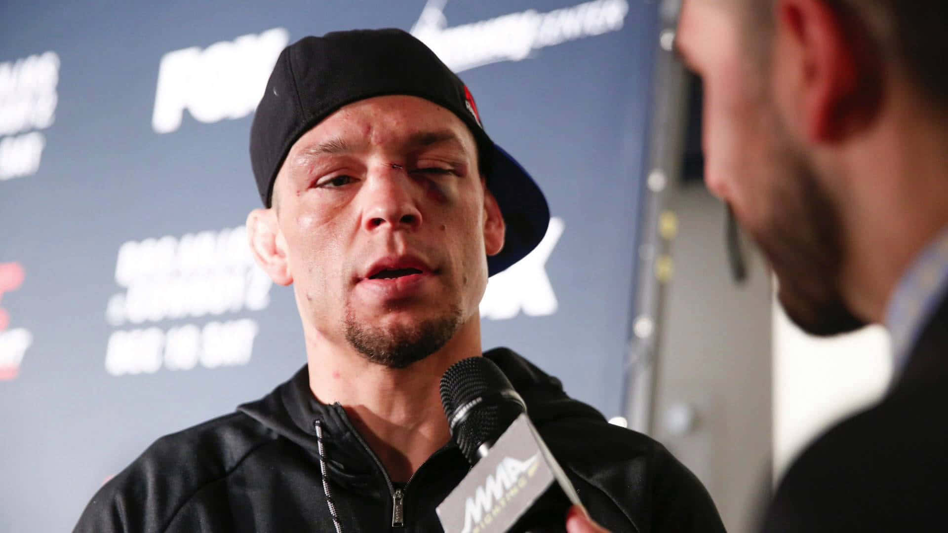 American Mixed Martial Artist Nate Diaz Fox 17 Background