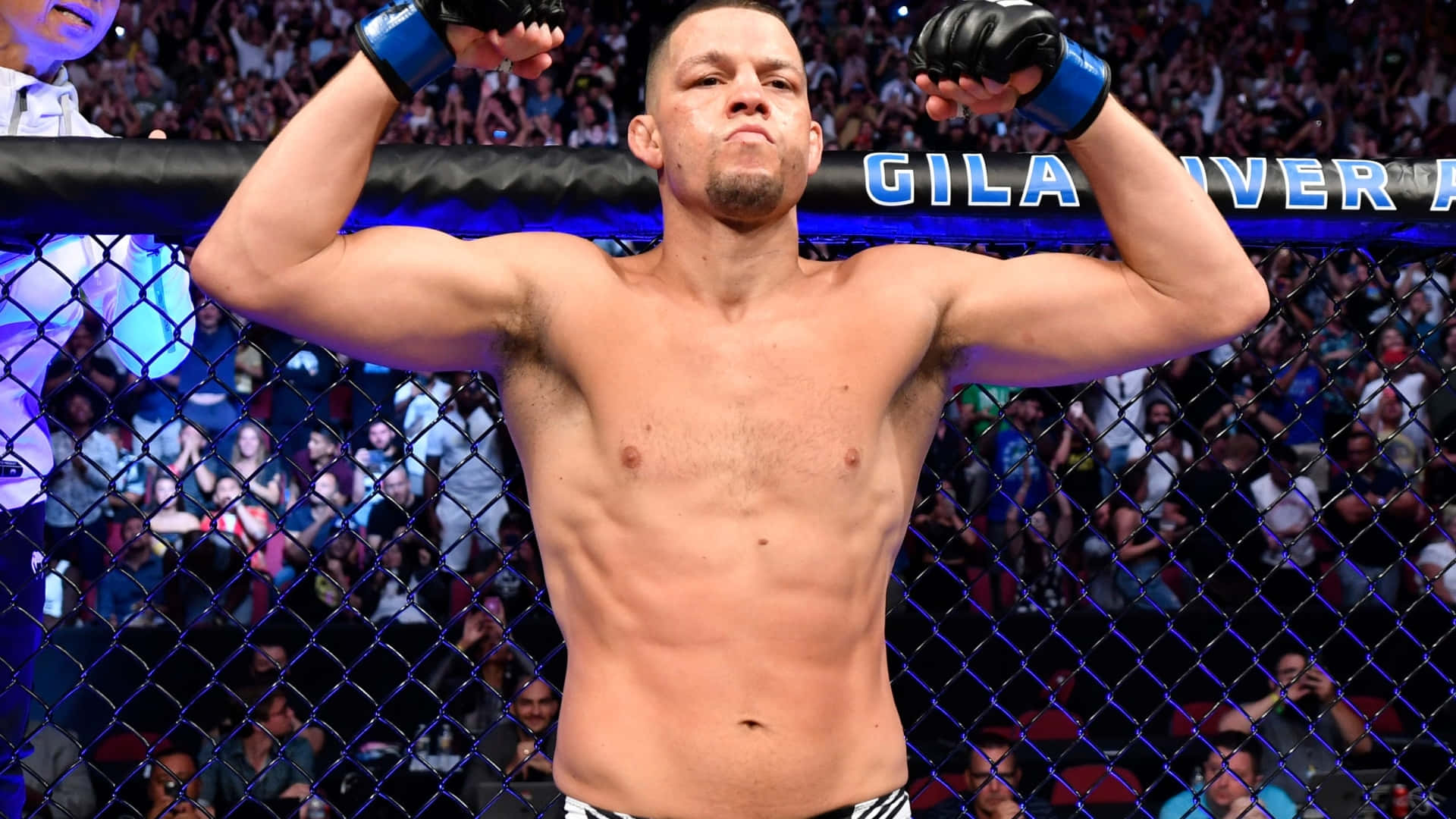 American Mixed Martial Artist Nate Diaz Ufc 263 Background