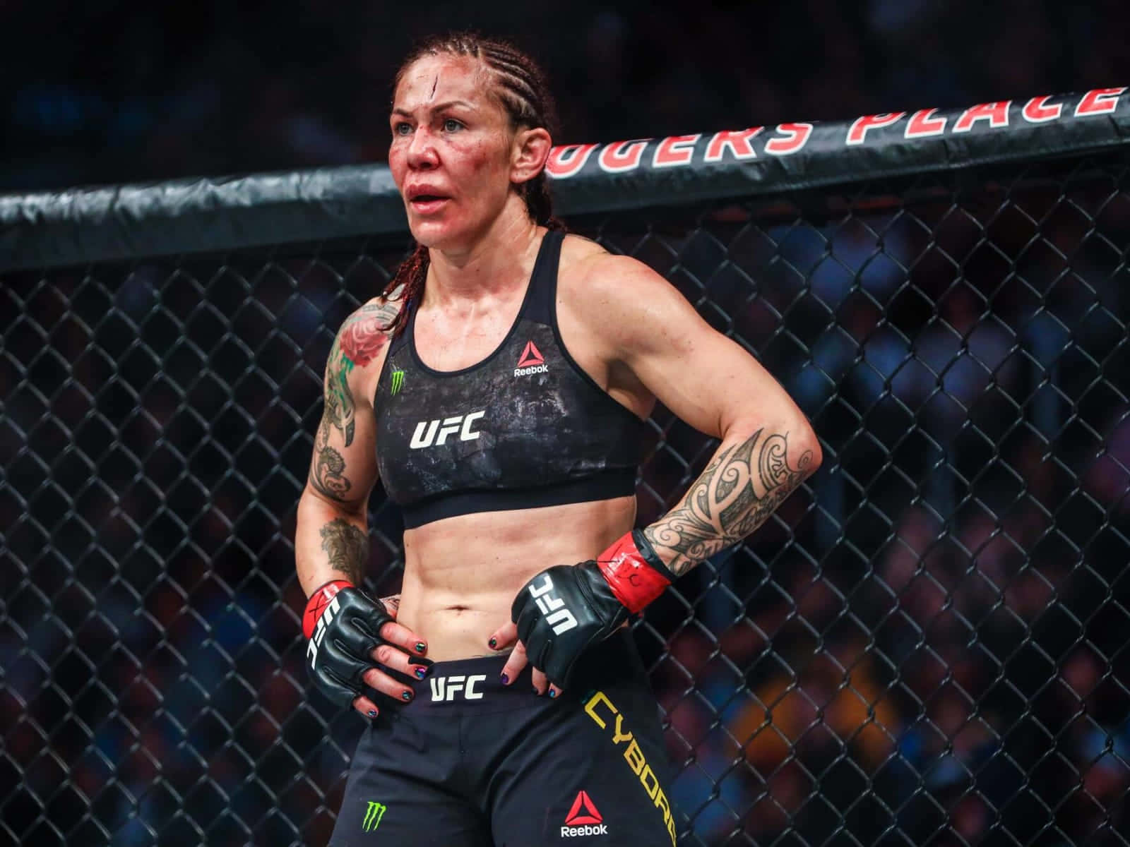 American Mma Fighter Cris Cyborg Ufc 240 Background