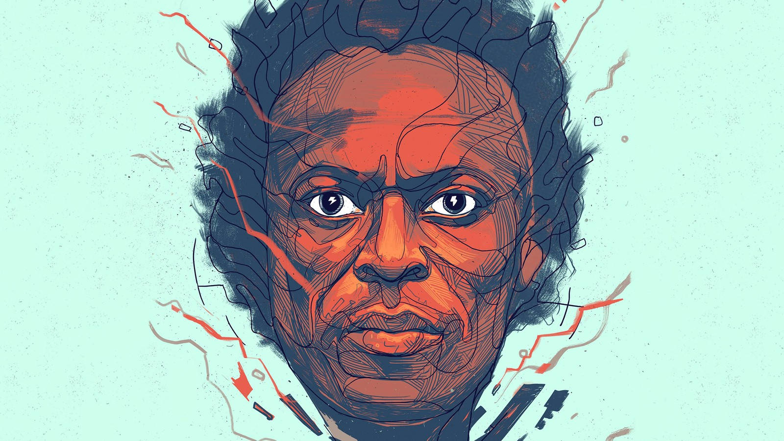 American Multi Talented Artist Miles Davis Illustration