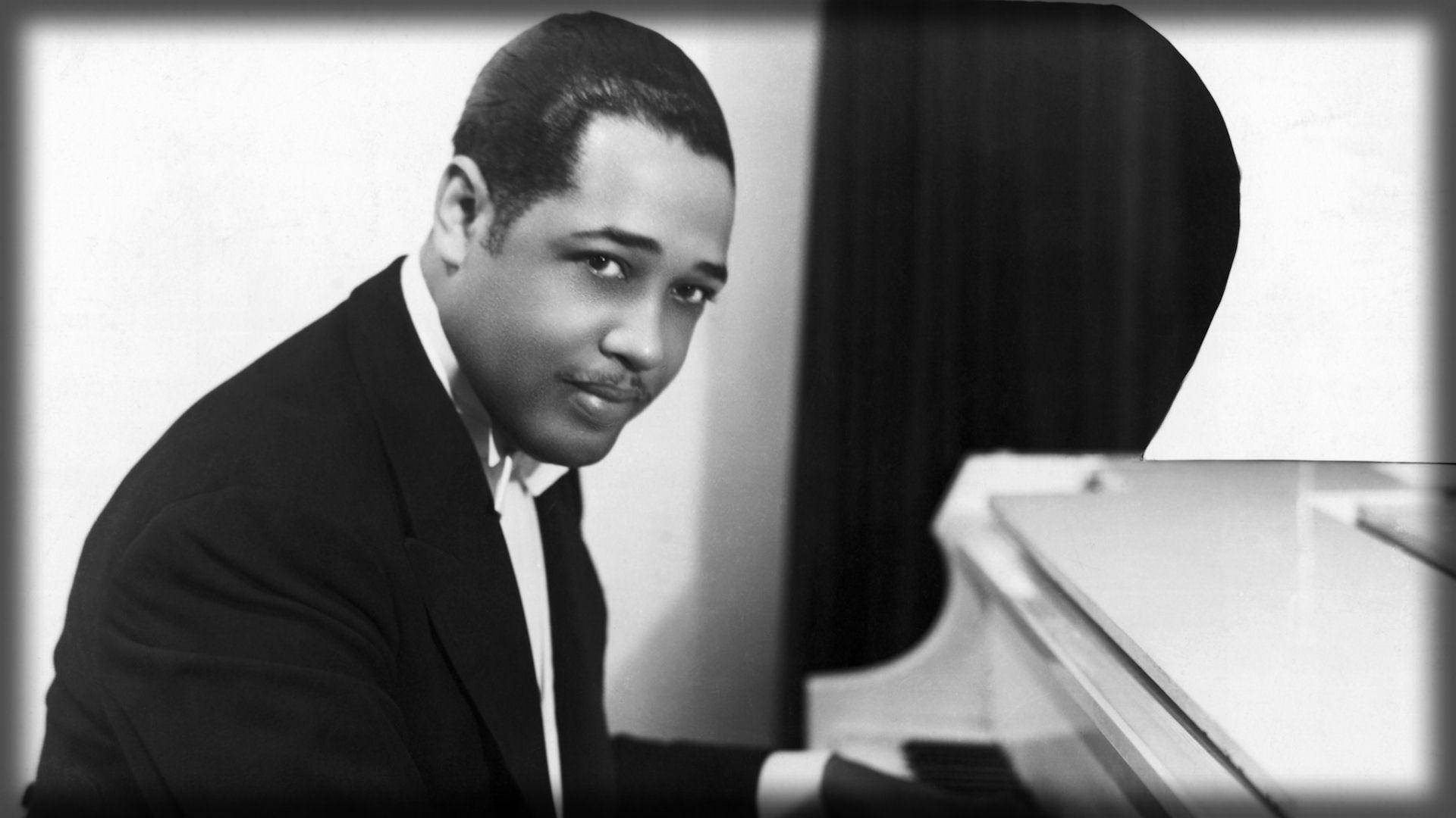 American Musician Duke Ellington 1910 Photograph Background