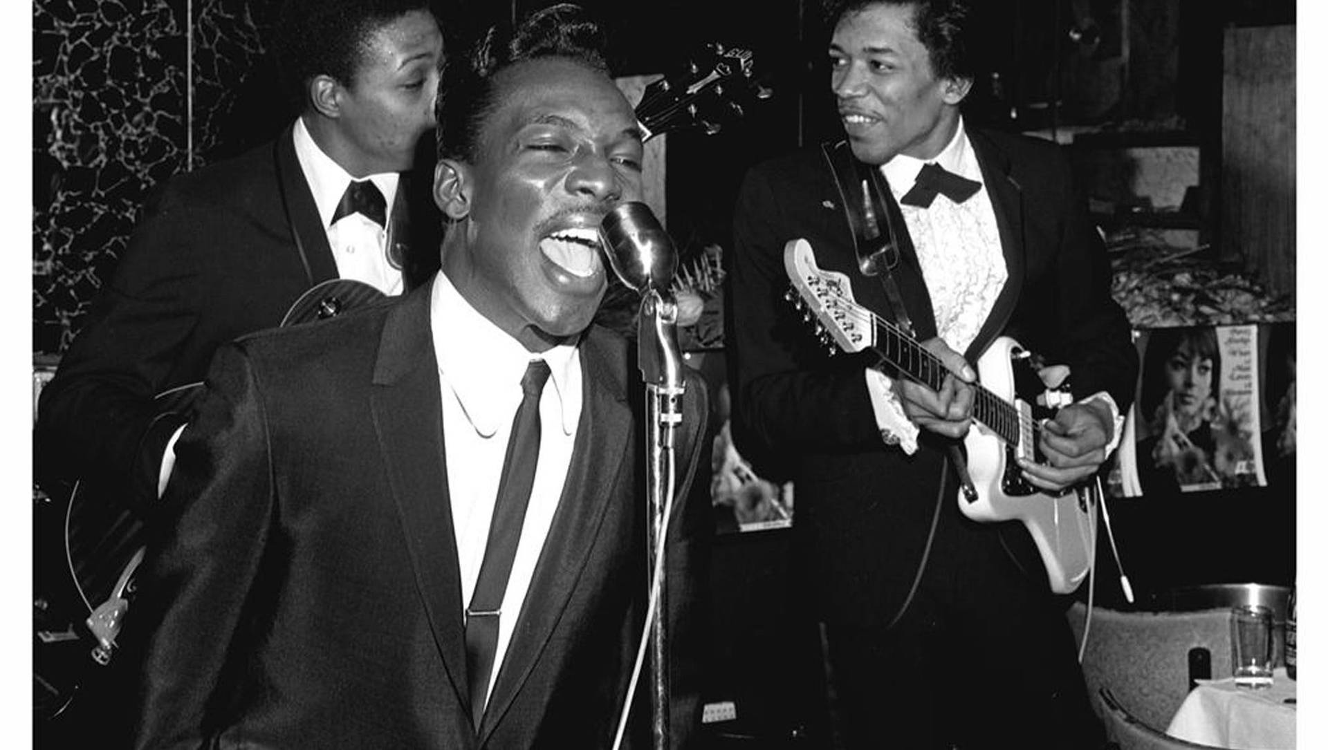 American Musicians Wilson Pickett And Jimi Hendrix