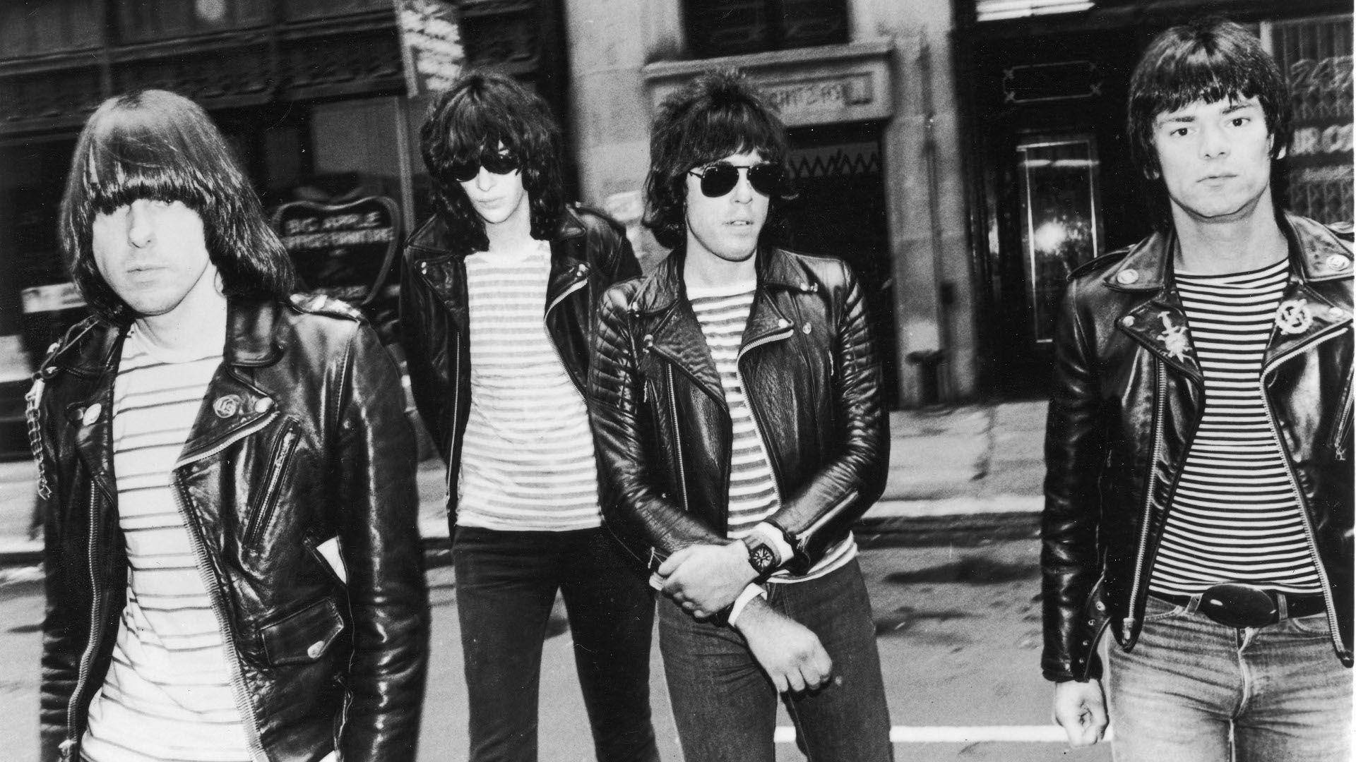 American Pop Rock Band Ramones 1981 Photograph Background