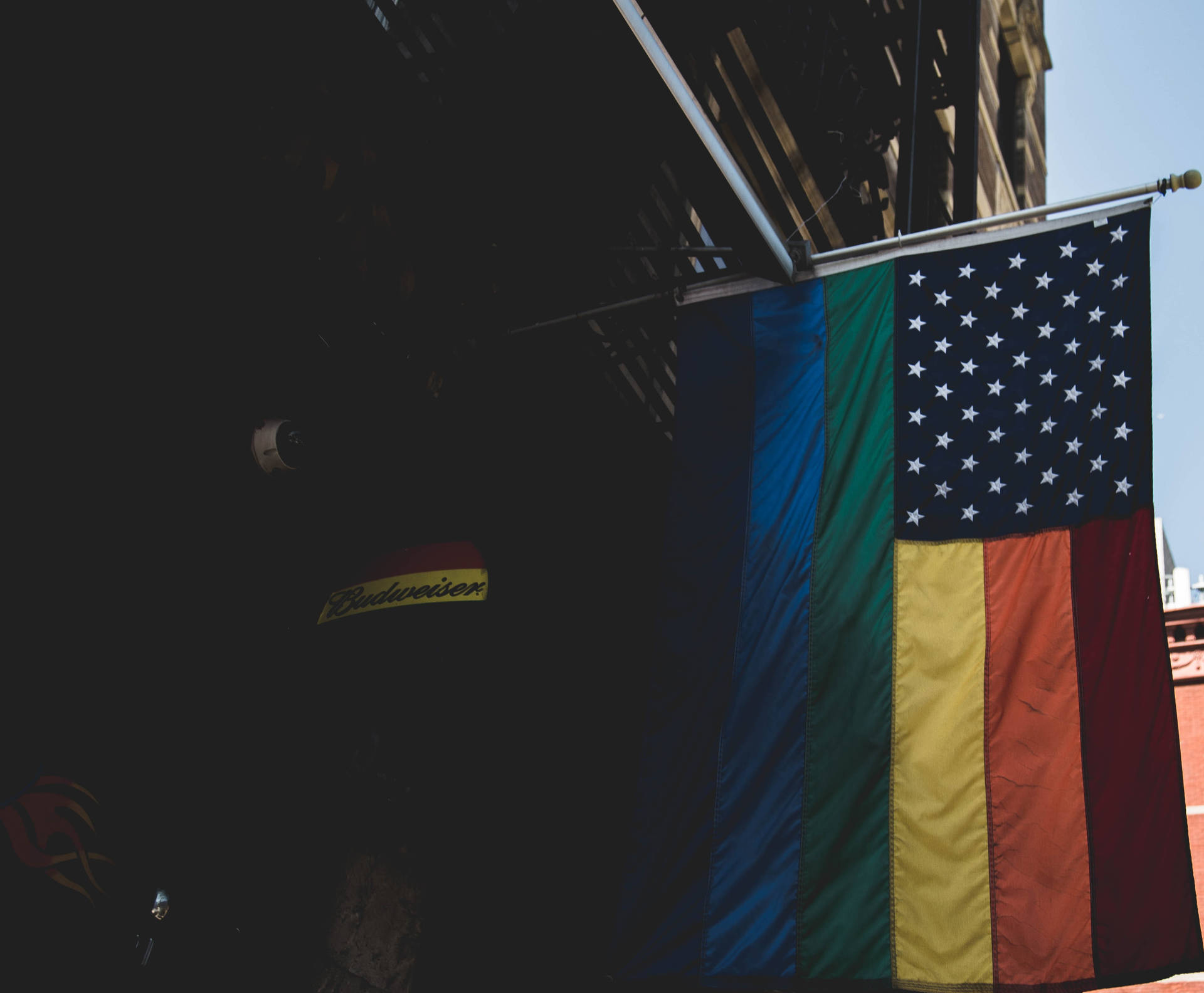 American Pride Flag Background