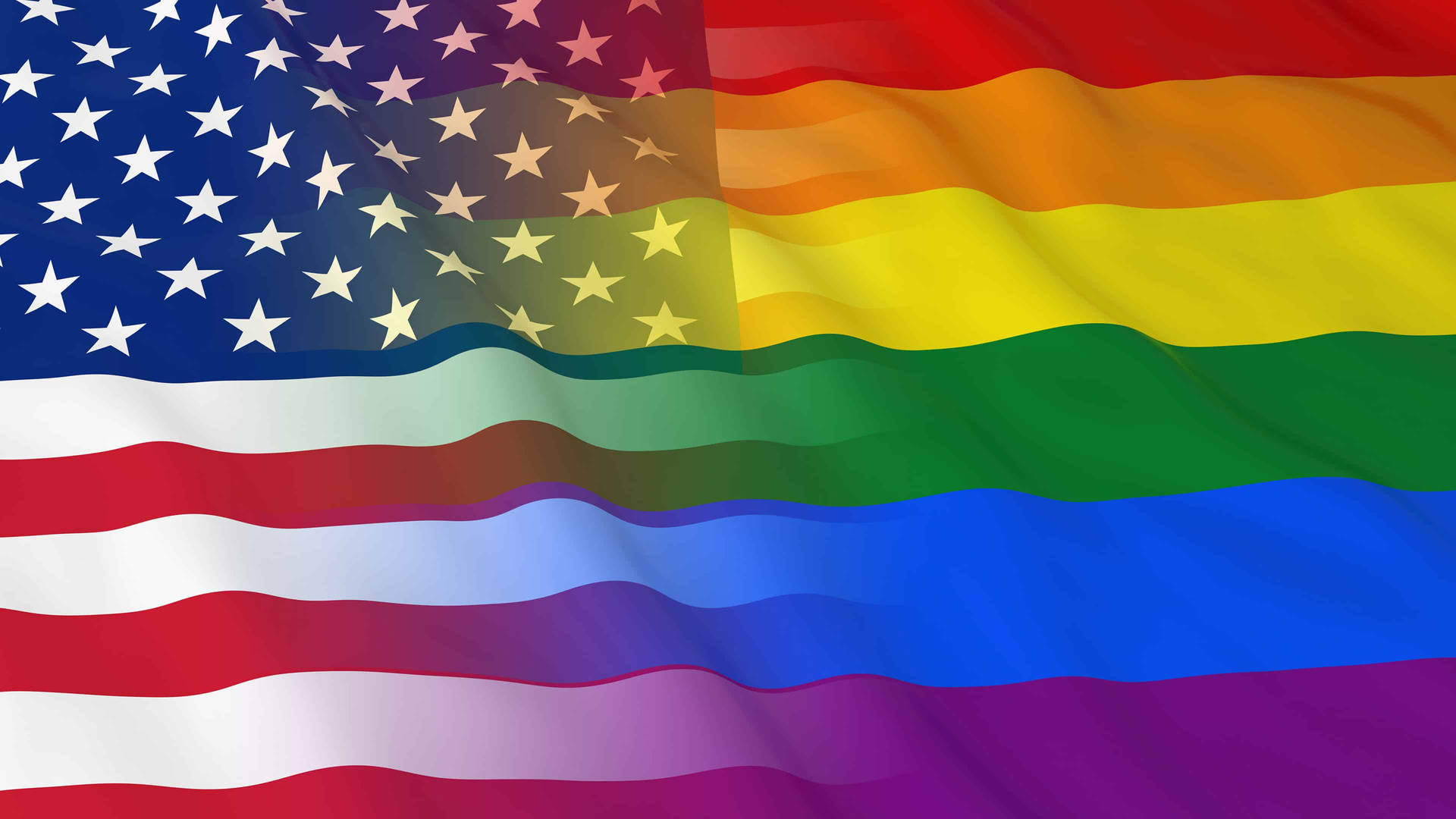 American Pride Flag Fusion Background
