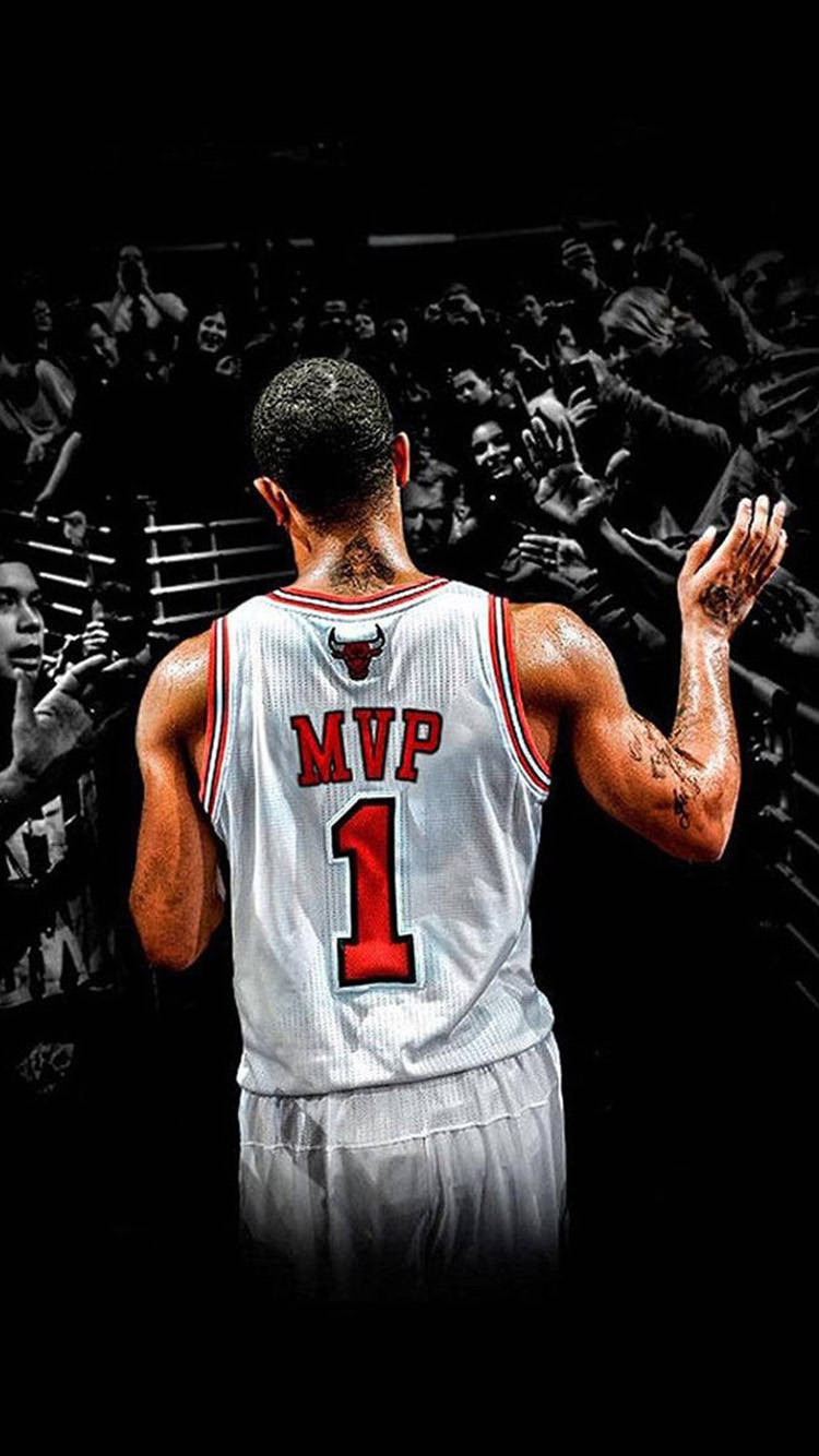 American Professional Basketball Player Derrick Rose Sports Iphone Background