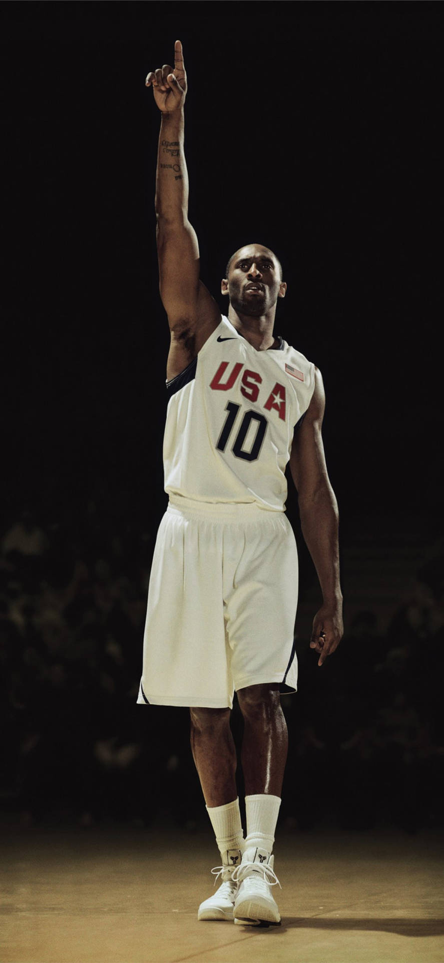 American Professional Basketball Player Kobe Bryant Team Usa Sports Iphone Background