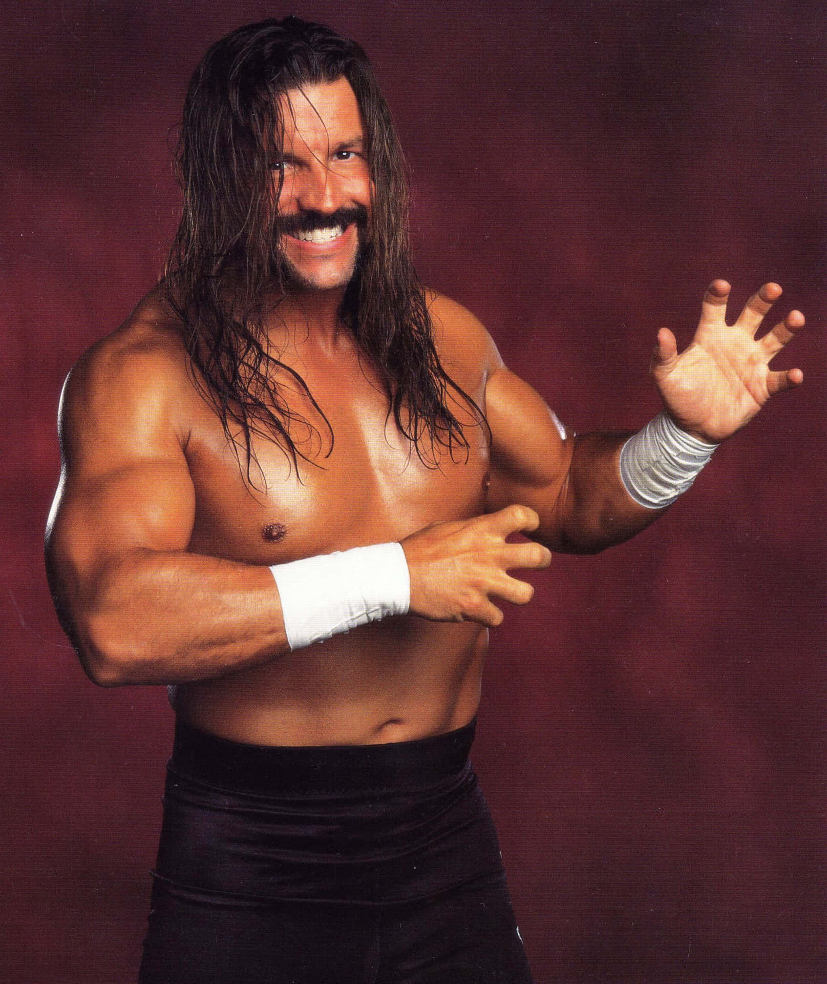 American Professional Wrestler Al Snow Photoshoot Background