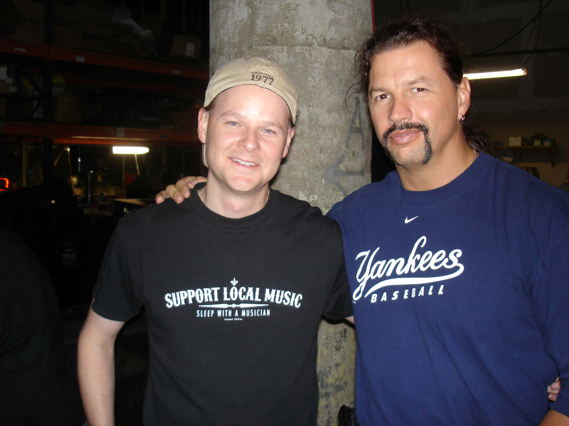 American Professional Wrestler Al Snow With Fan Background