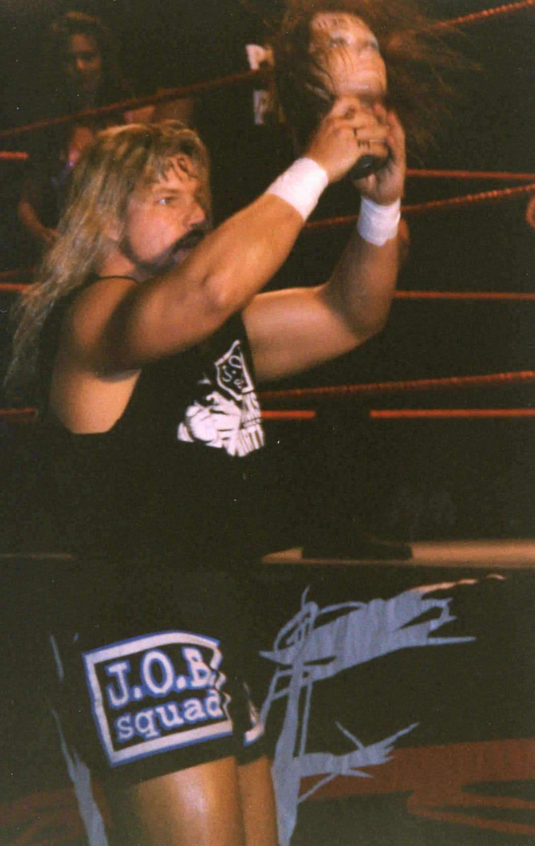 American Professional Wrestler Al Snow With Head In 1999 Background