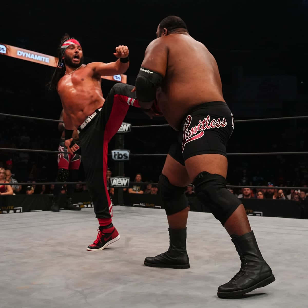 American Professional Wrestler Matt Jackson Against Keith Lee Background