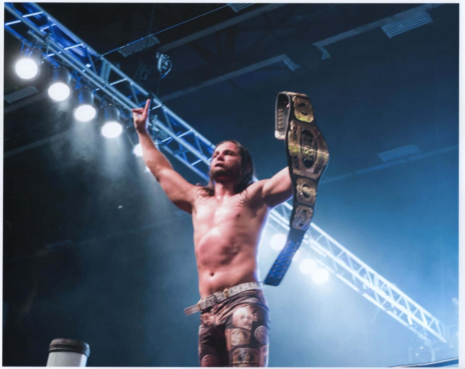 American Professional Wrestler Matt Jackson Roh Championship Belt Background