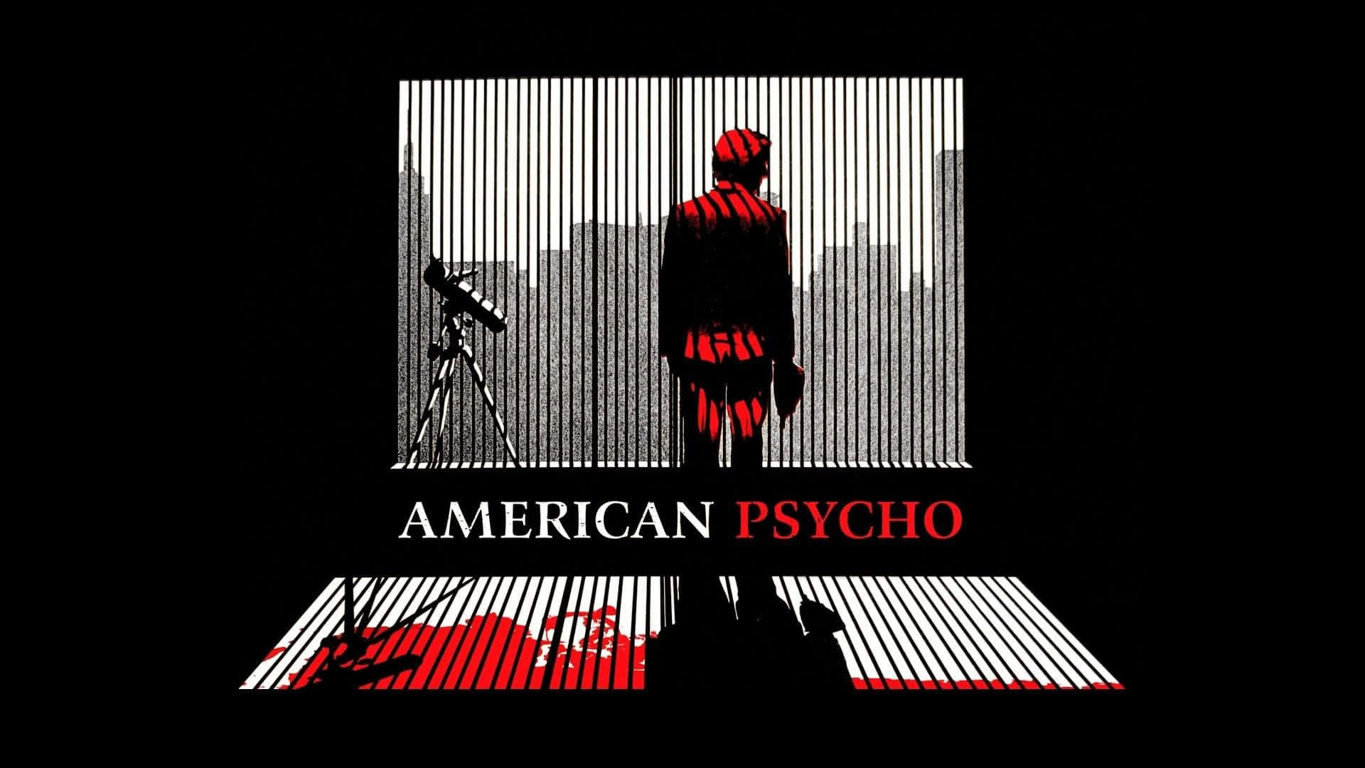 American Psycho Red Art Hd Background