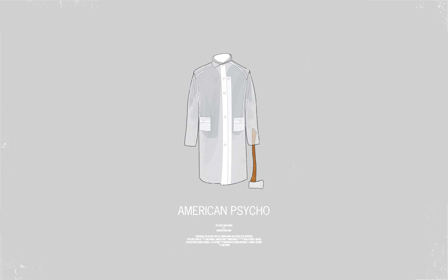 American Psycho With Ax Hd Background