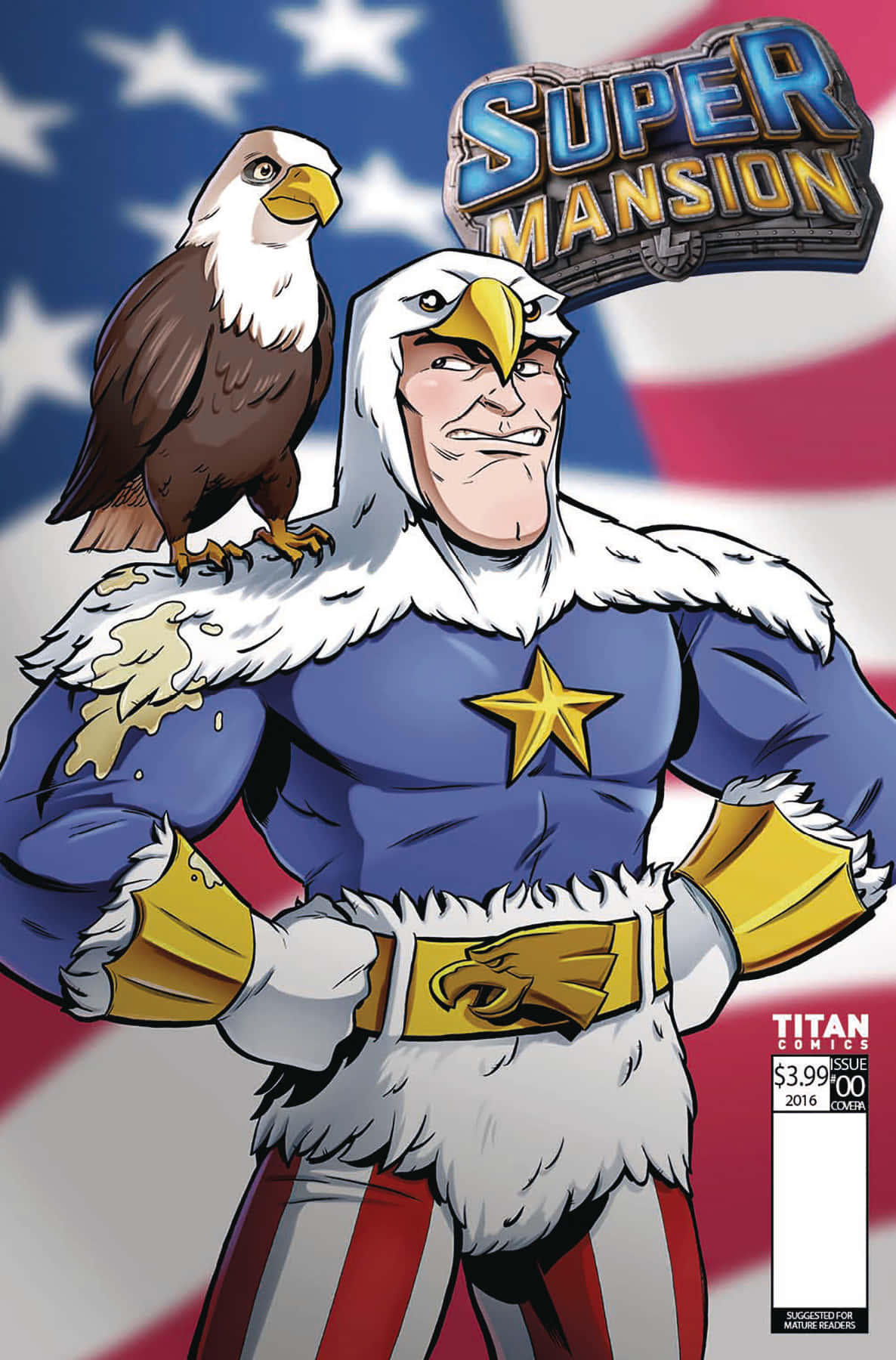 American Ranger In Supermansion Comics Background