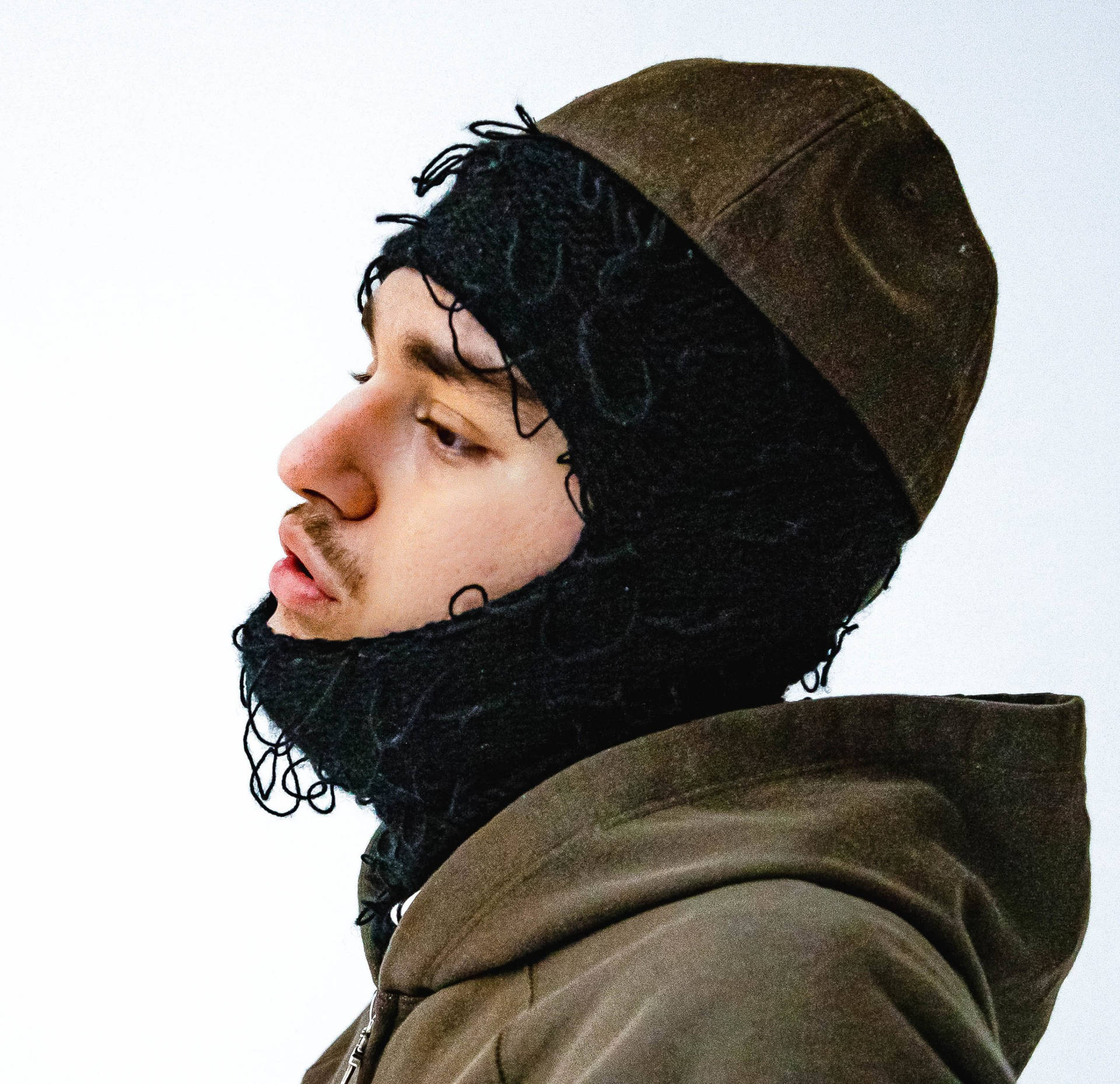 American Rapper Yeat In White Background