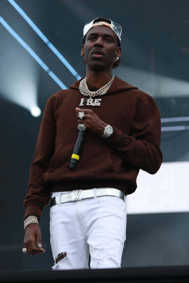 American Rapper Young Dolph 2021 Rolling Loud New York