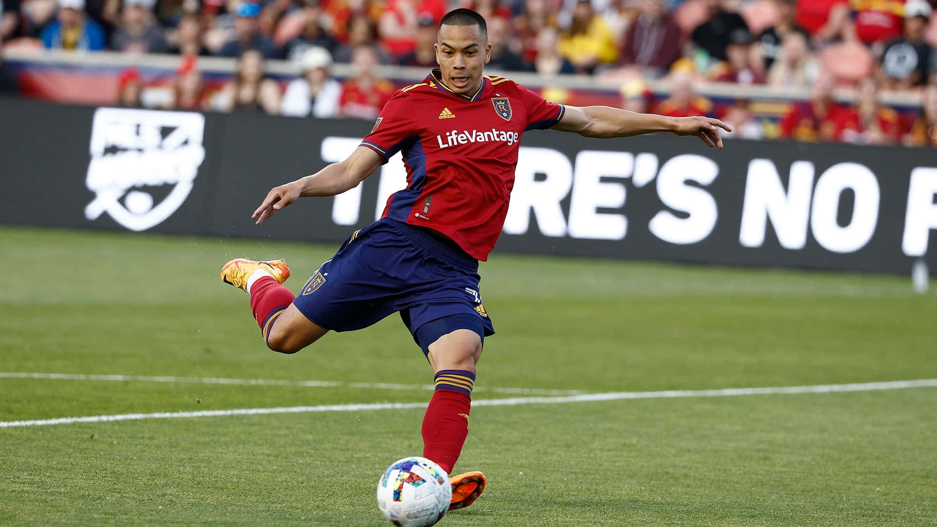 American Real Salt Lake Soccer Player Bobby Wood Background