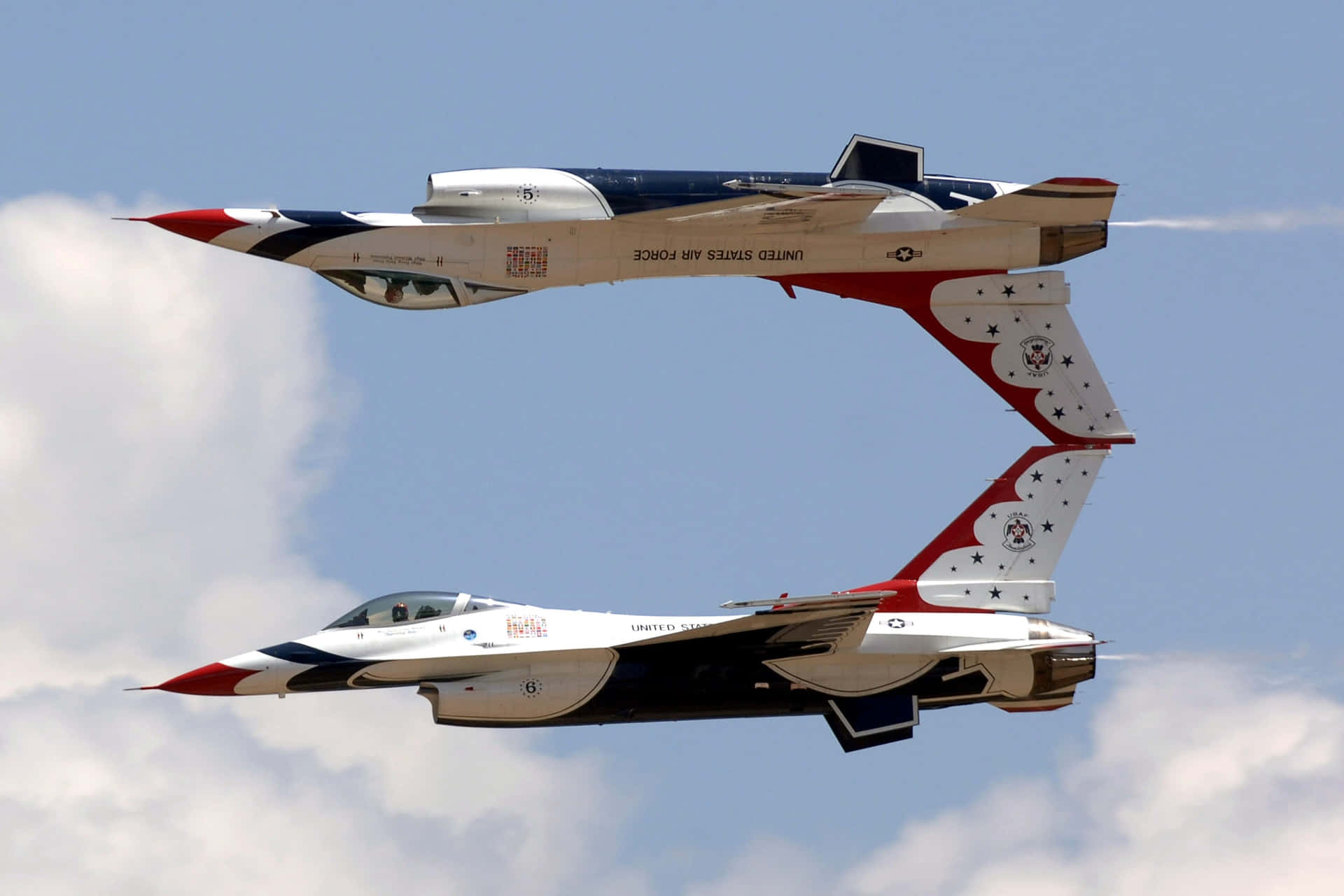 American Red White And Blue Military Plane