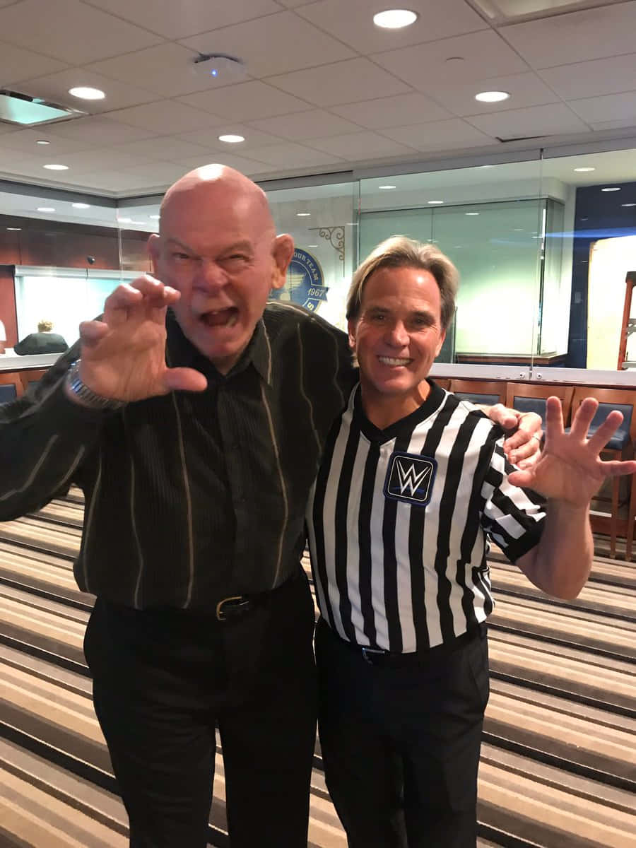 American Retired Wrestler Baron Von Raschke And Wwe Referee Background