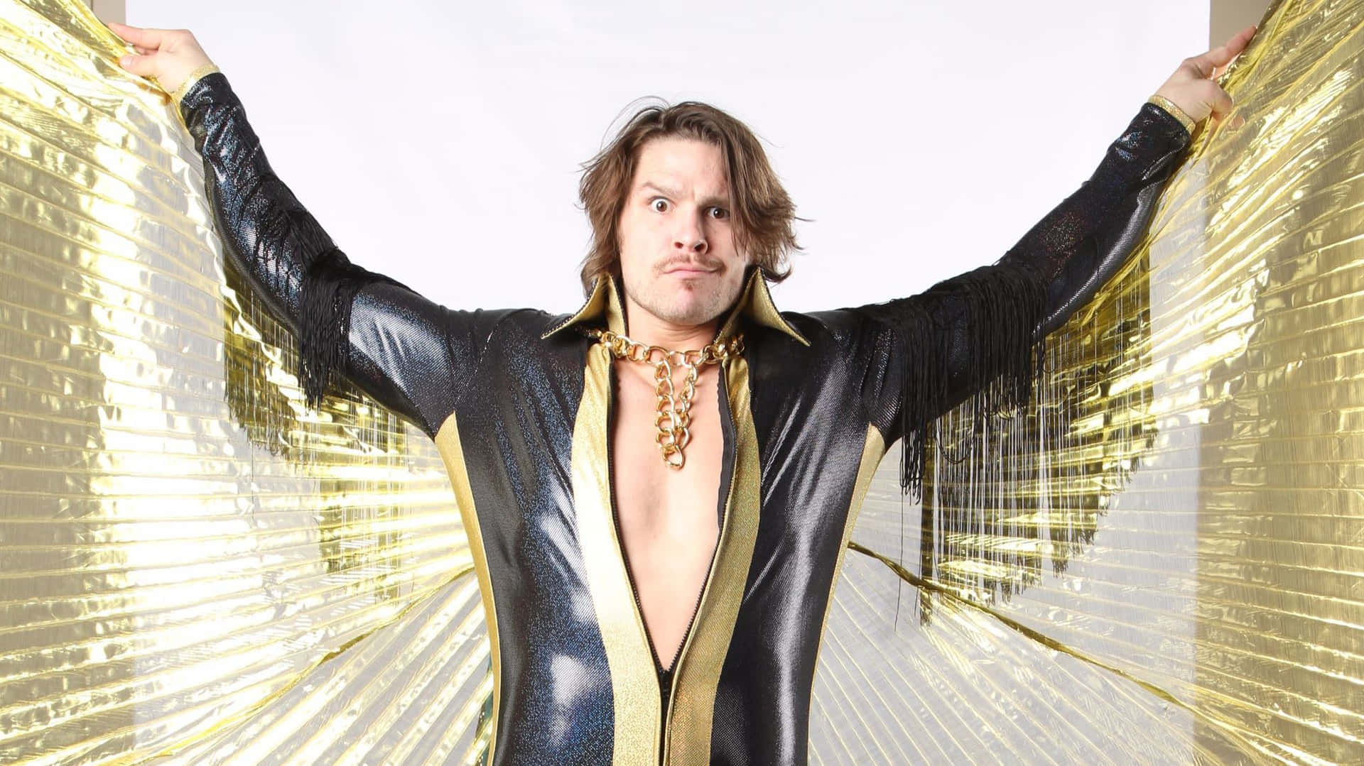 American Ring Of Honor World Champion Dalton Castle Waist Shot Background