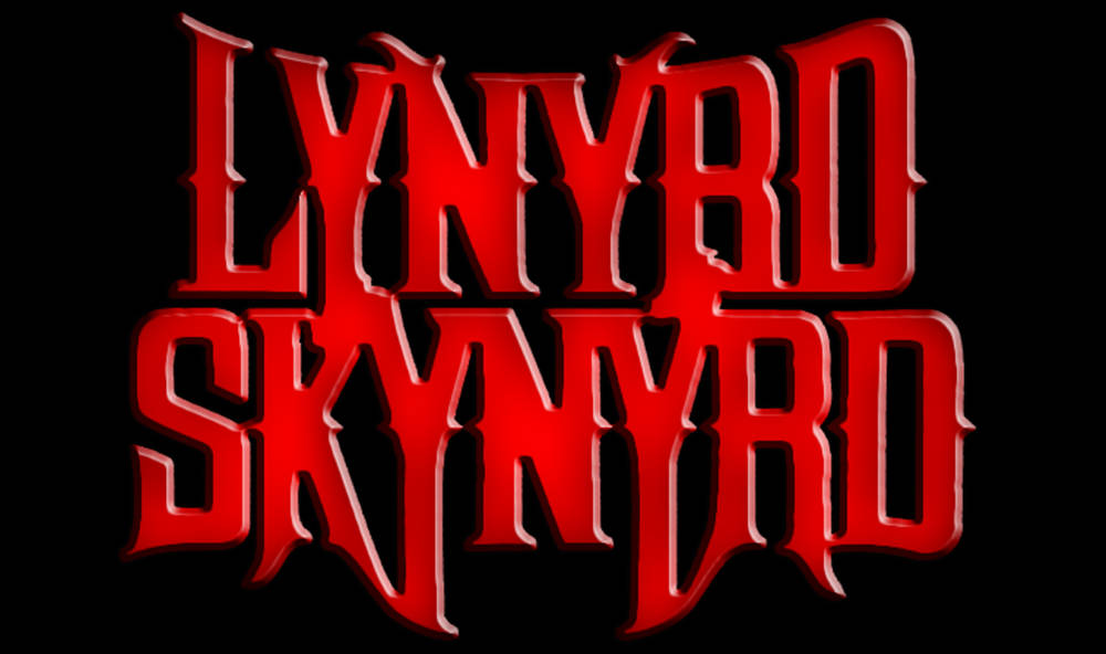 American Rock Band Lynyrd Skynyrd Red Logo Background