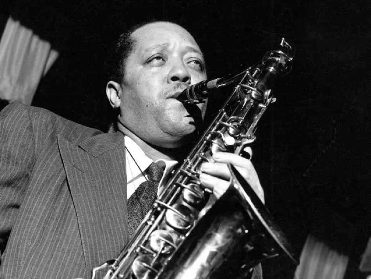 American Saxophonist Lester Young Or The Prez Background