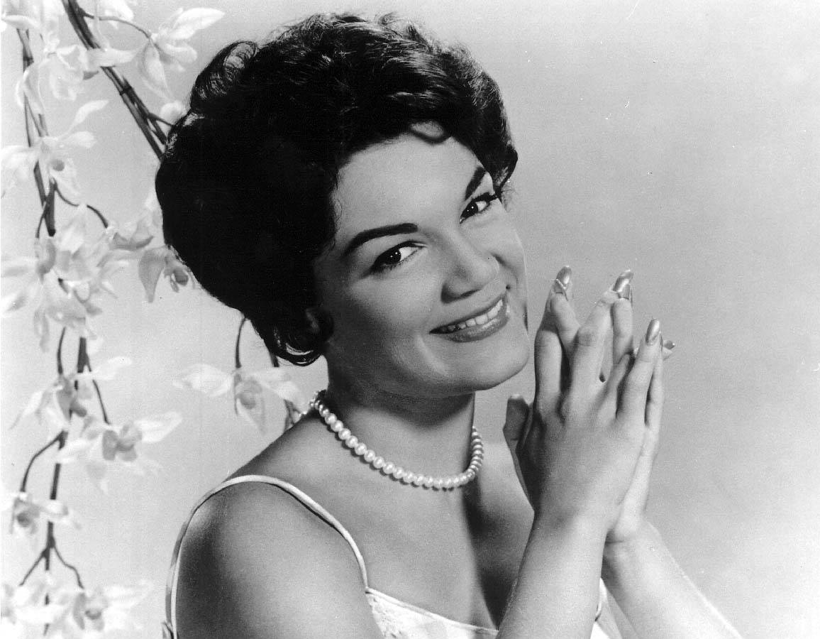 American Singer Actress Connie Francis 1960 Portrait Background