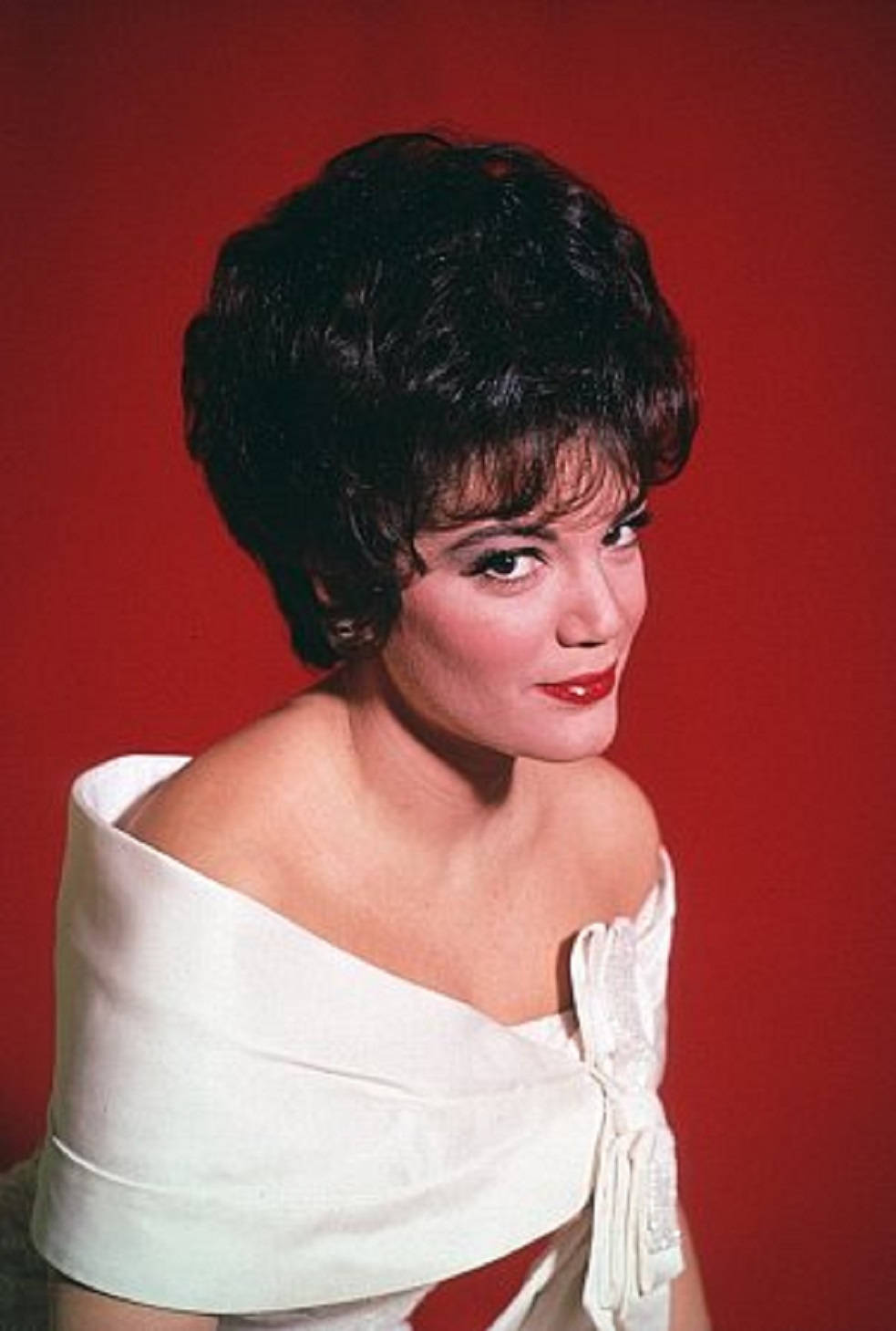 American Singer Connie Francis 1966 Portrait Background