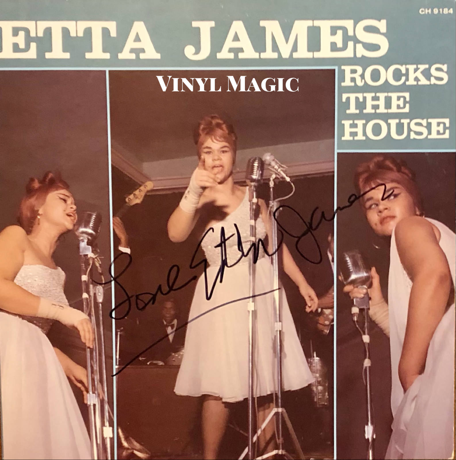 American Singer Etta James Magazine Background